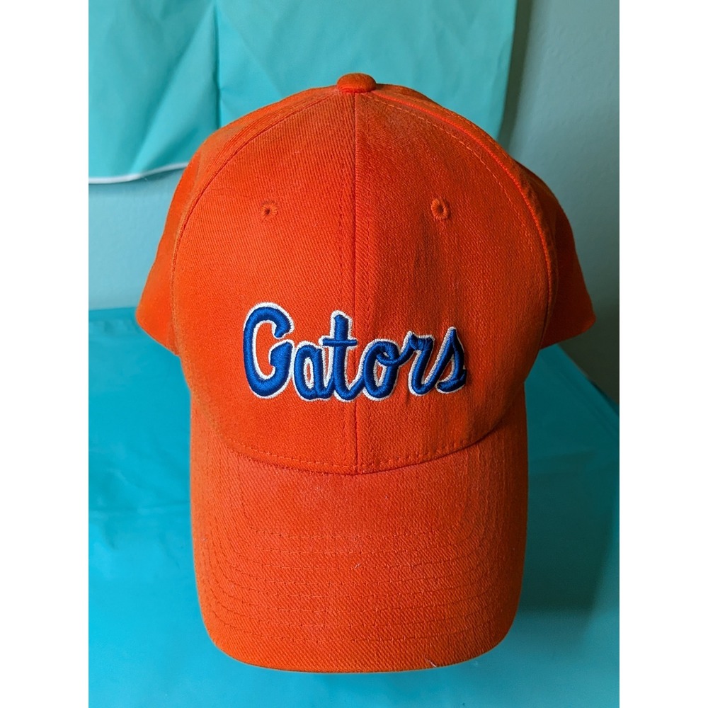 Nike Florida Gators Flexfit Hat Orange Script Embroidery Baseball Cap Mens